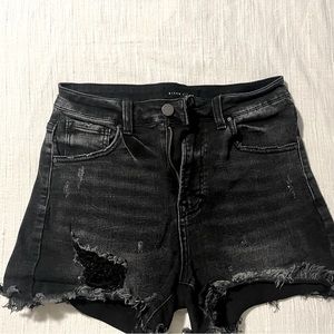 Risen Jeans Distressed Shorts